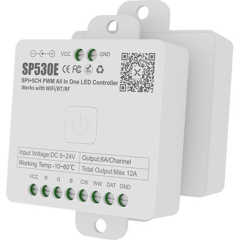 SP530E 12-in-1 dual-mode Bluetooth/WiFi controller compatible with Baidu, Xiao Ai and Google smart voice assistants