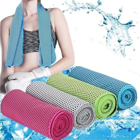 Sporthandtuch – 4 Stück – 30 x 100 cm – Schnelltrocknend – Erfrischend (1/5)