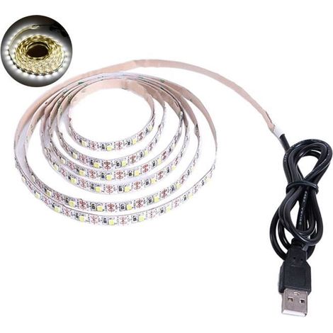 bande led - ruban led USB 5V-1m Lumière blanche-Ywey (1/4)