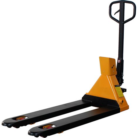 qteck Gabelhubwagen mit Waage und Drucker GHW-Serie Akku Wiegbereich bis 2000kg Gabellänge 1150mm (1/5)