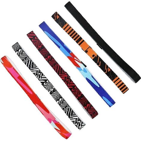 Bandeau élastique fin antidérapant pour le sport, le yoga et la gym, en caoutchouc. (1/5)