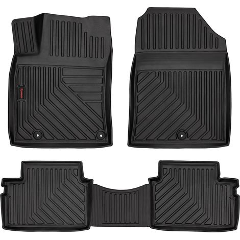 Alfombrillas de goma 3D para coche: Hyundai i30 III (fastback, hatchback, familiar, 2016-) - Borde de 5 cm
