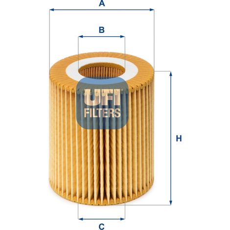Filtro de aceite UFI 25.028.00
