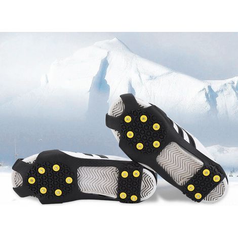 Crampons antidérapants pour neige et glace, équipement d'escalade et randonnée hivernale (Taille L) (1/5)