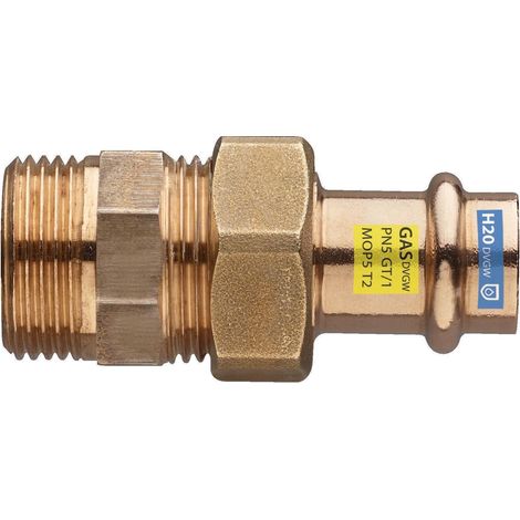 1/2x18mm Raccords mâles - RG étanchéité plate Raccord combiné Frabo DVGW (1/4)