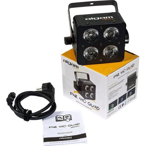 Algam Lighting Proiettore PAR 410 QUAD LED RGBW 4x10W Acciaio Interno