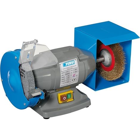 Amoladora combinada de sobremesa con rueda hidraulica Fervi S510 (1/2)