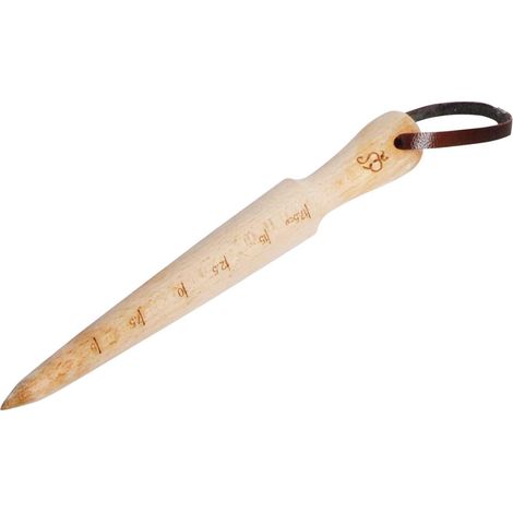 Esschert Design Pflanzholz 26,7 cm - Birkenholz & Leder (1/2)