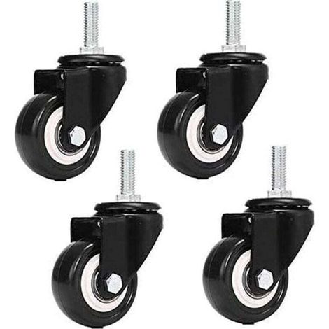 Supports de charge Support meubles/chariots 4pcs M8x25mm, 240kg, PU Monteurs de meubles, propriétaires de chariots (1/4)
