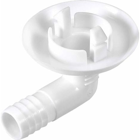 Anschluss-Winkelstück für Klimaanlagen-Ablaufschlauch, passend für Mini-Split- und Fensterklimaanlagen, 30 mm, 1 Stück (1/2)