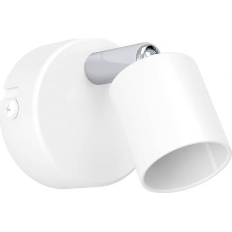 SPOT PATERE BLANC GU10 MAX 5W LIVRE SANS AMPOULE