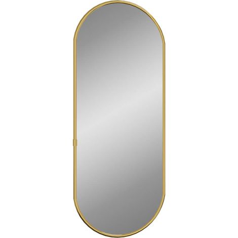 Miroir Décoratif, Miroir mural Doré 60x25 cm Ovale fr33384 (1/5)