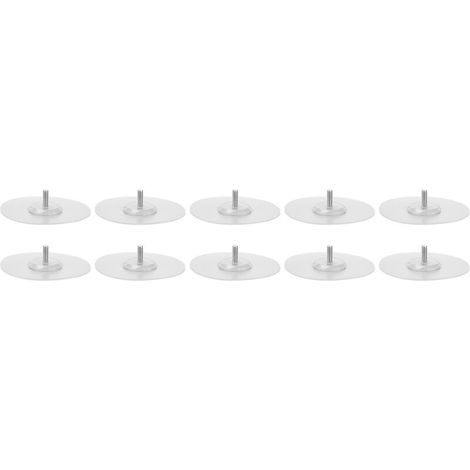 Plaques adhésives silicone PUISSANTES - [FERRX123] - 10PCS SANS PERÇAGE waterproof STICKY ABS double (1/4)