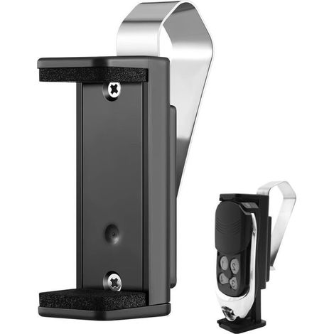 Clip d'ouvre-porte de garage : support universel ajustable pour portes de garage et visières de voitures, Compatible avec la plupart des supports de télécommande de voiture, 1 pièce (1/5)