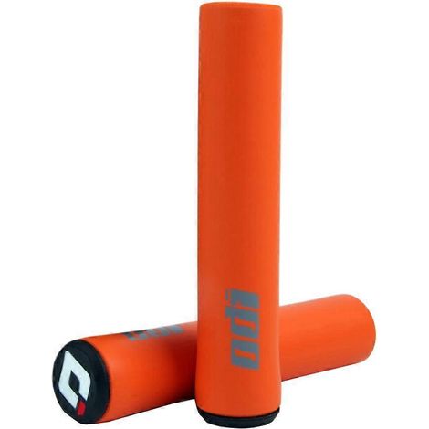 Poignées de guidon souples ODI pour vélo, accessoires de vélo orange. (1/5)