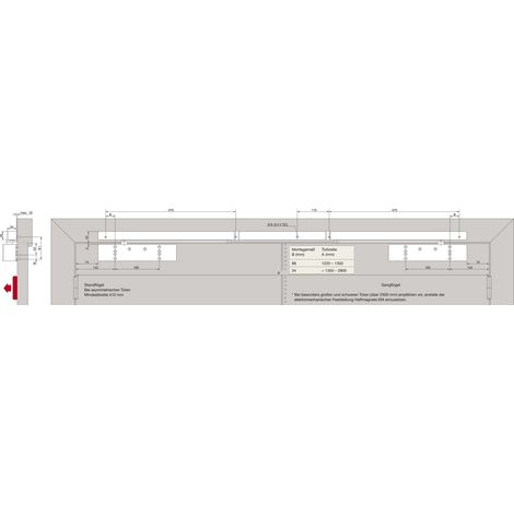DORMAKABA Türschließer TS 98 XEA GSR-V, EN 1-6, Gleitschiene, silber (1/3)