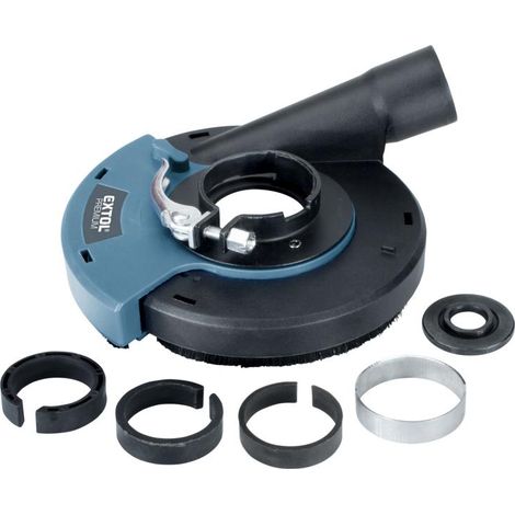 Campana extractora EXTOL para esmerilar con amoladora angular, diámetro 125 mm con anillo de cepillo 8807020
