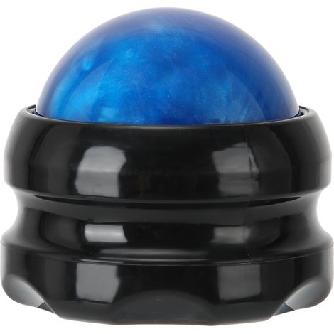 Massageball mit ätherischen Ölen zur Muskelentspannung und Stressreduktion – Wohltuende Rolle für Nacken, Beine und Hände – Blau (1/5)