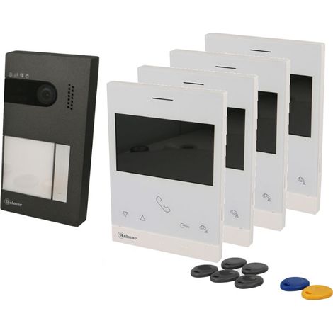 Kit visiophone GOLMAR Soul 4" 4 écrans