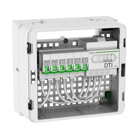 Schneider VDIR390026 6xrj45 cat6 communication box expandable to 7