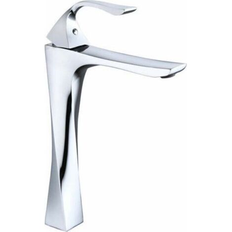 Robinet de salle de bain en laiton - Mitigeur noir à poignée unique, adapté aux lavabos, eau chaude et froide, design moderne et durable, facile à installer, compatible avec différents types de lavabo (1/4)