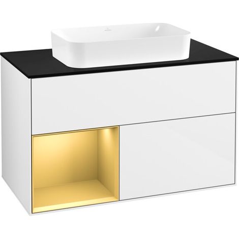 Villeroy & Boch F652HFGF Waschbeckenunterschrank Finion F65 (1/2)