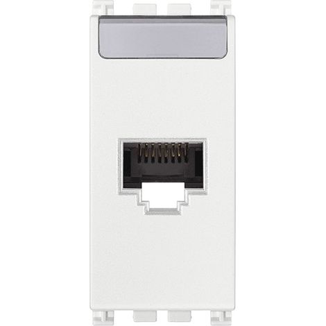 Enchufe Rj45 Netsafe Cat5E Utp Blanco Arkè (1/2)