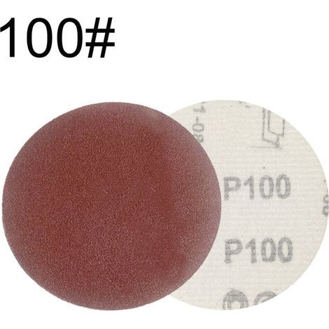 Papier de verre autocollant rond de 5 pouces (100) (1/4)