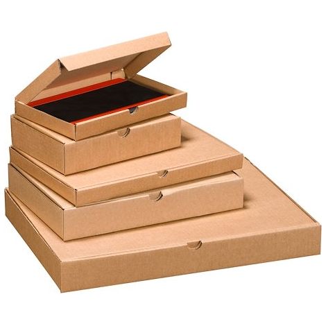 Boîte postale extra plate format A5 - 21,5 x 15,5 x 5 cm - Lot de 50 (1/2)