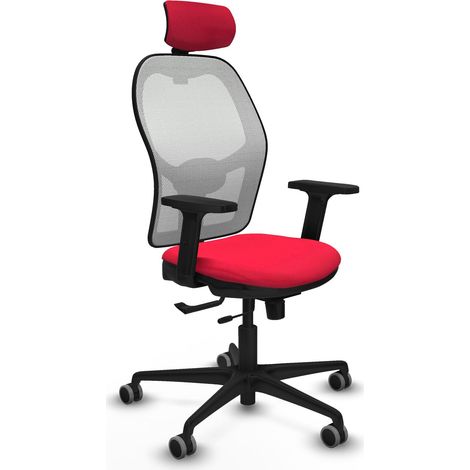 Chaise de bureau piqueras y crespo Jorquera XL noir mousse injectée (1/2)