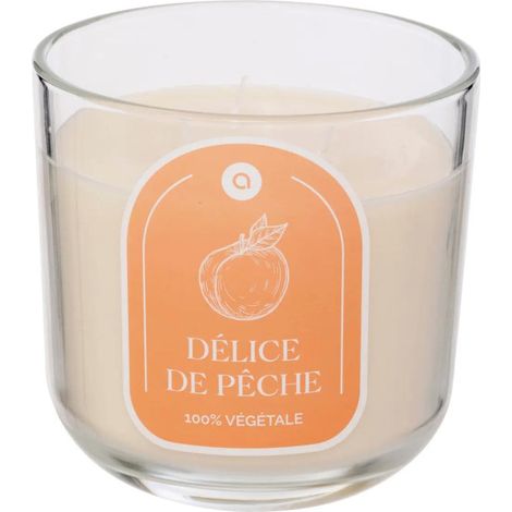Bougie Parfumée en Verre "Floa" 610g Pêche (1/2)