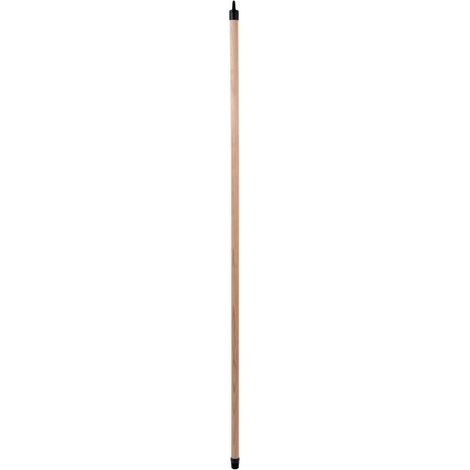 Manche à balai en bois brut 130cm MSV
