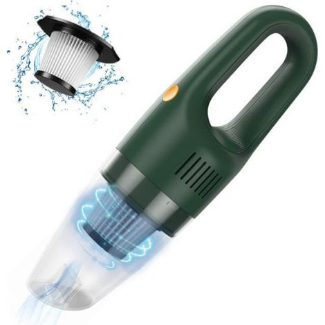 Aspirateur À Main - 10000 Pa - 120 W - Rechargeable USB - Pour Voiture et Intérieur - 1 Pièce (1/4)