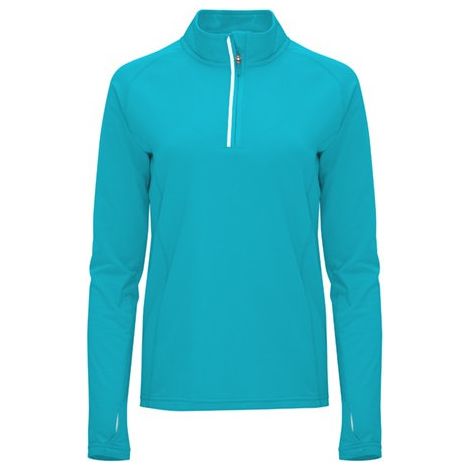 Sudadera técnica deportiva para mujer MELBOURNE WOMAN ROLY S Turquesa (1/3)
