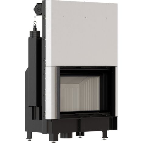 Kamineinsatz KRATKI ZIBI ECO 9,9 kW 180 Schiebetür, selbstschließende Tür (1/5)