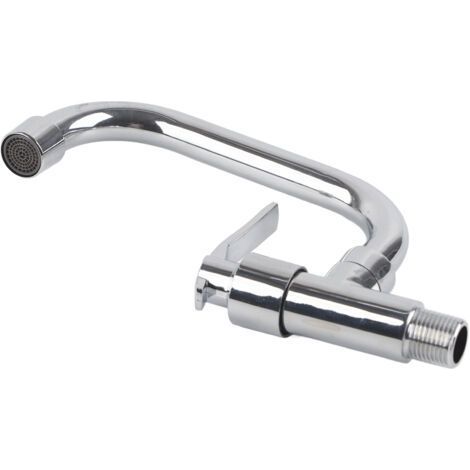 Grifo monomando de pared G1/2" para agua fría, ideal para cocinas domésticas. (1/5)