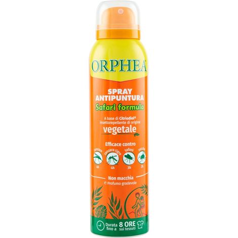 REPELLENTE INSETTI SAFARI FORMULA ORPHEA - SPRAY VEGETALE ML 100 - 6 pezzi (1/5)