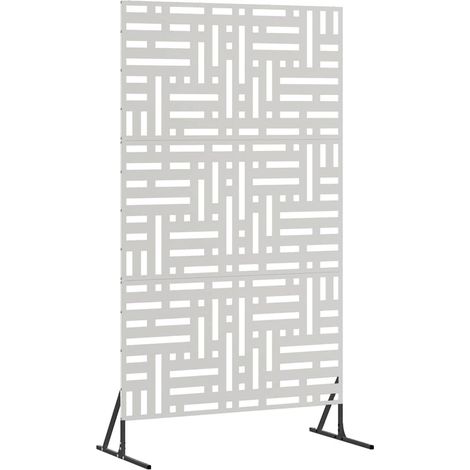 Maison Exclusive - Sichtschutz Grau 100 x 50 x 180 cm Stahl