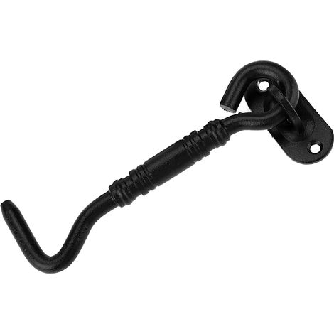 Crochet de verrouillage de porte de grange de style américain, crochet de verrouillage en acier inoxydable 201 pour portes coulissantes, portes de séparation et autres portes. (1/5)