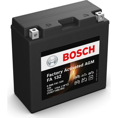 Batterie moto Bosch FA132 YT14B-BS 12V 12AH 175A (1/5)
