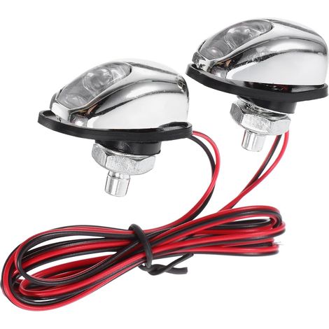 2 x Universal Car LED Windscreen Washer Nozzle Blue Spray Light for Car Cleaning (1/5)