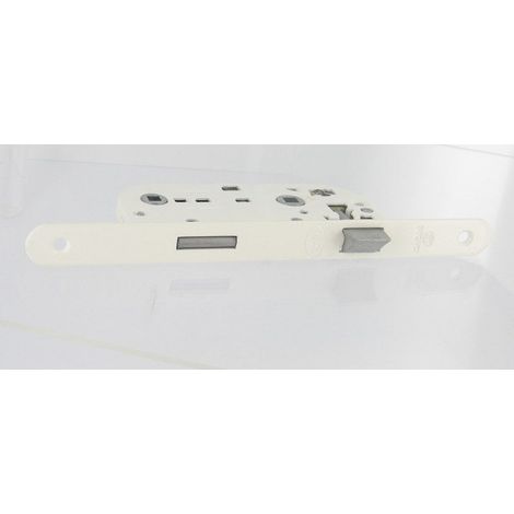 Bricard – Serrure monopoint encastrée 40mm – Entraxe 70mm – Acier – Têtière ronde 20x230mm – Pour salle de bains (1/2)