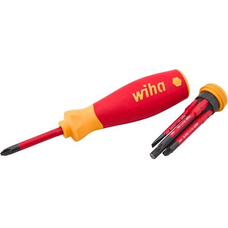 Wiha 45323 VDE Electric 1,000 V AC PocketMax Screwdriver Set 5 Piece XMS26PKTMAX (1/5)