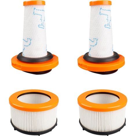 Filter für Rowenta X-FORCE FLEX 9.60, Filter für Rowenta X-FORCE FLEX 9.60 und X-NANO ESSENTIAL RH20xx, 2 Vorfilter + 2 Motorfilter, waschbare HEPA-Filter für ZR009010, ZR009012