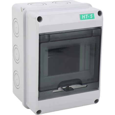 Schutzverteilerkasten PC IP65 wasserdicht 5-Wege transparente Abdeckung für den Innen- und Außenbereich (1/5)