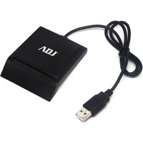 LETTORE SMART CARD SIM 1.5MT BK LETTURA 20MBS SCRITTURA 12MBS ADJ (1/2)