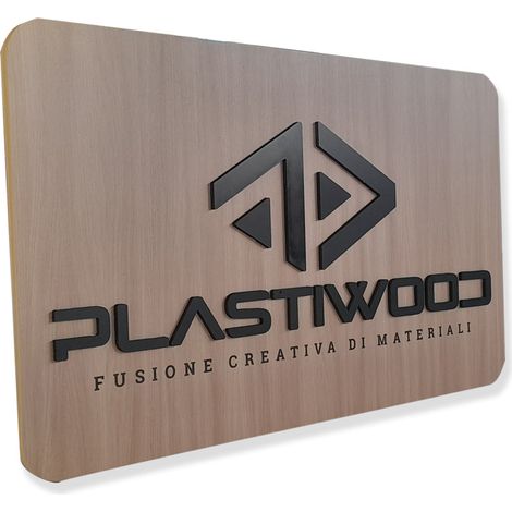 Pannello in WPC Spessore 20 mm finitura legno chiaro - Misura: 120x30 cm (1/4)