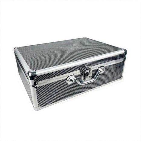 Coffre à outils en fibre de carbone, valise aluminium rigide pour équipement, sac de transport dur A (1/5)