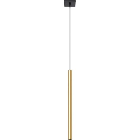Lámpara colgante Vacu dorado pulido, 1 luz (1/5)