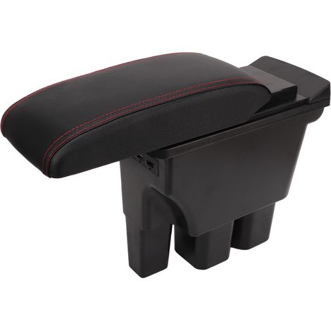 Boîte d'accoudoir de console centrale de voiture avec 3 ports USB, grande capacité, toucher lisse, remplacement pour Suzuki Jimny JB74 2017‑2020 (1/5)